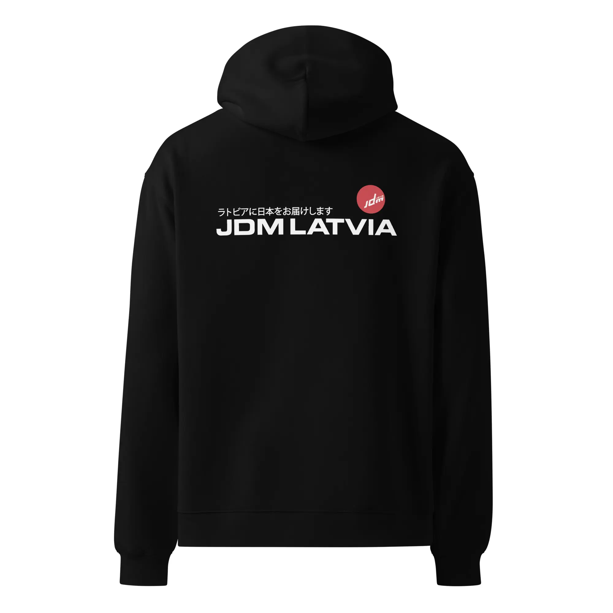 Oversized JDM Latvia Hoodie - Image 2